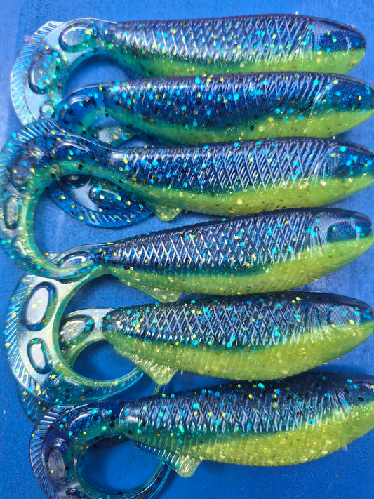 5.4 REAPER TAIL w/ belly hook recess BAY BLAST