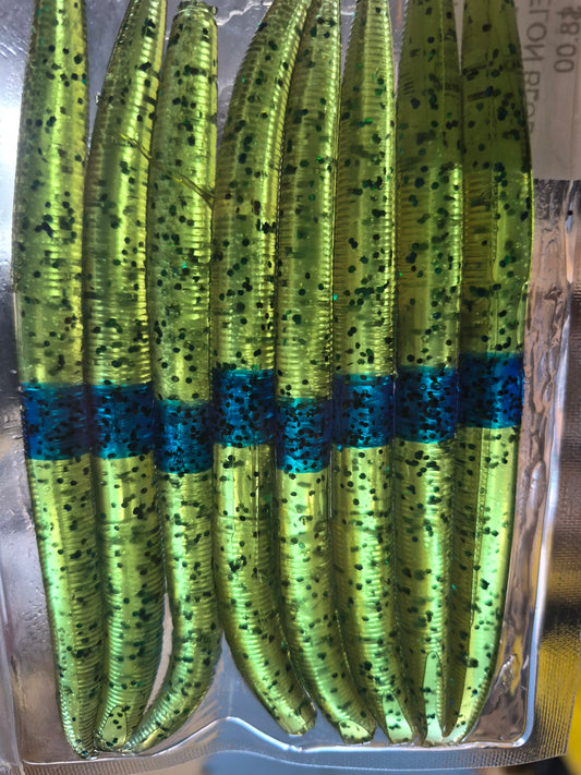 THE ENFORCER 5"stick bait with reinforced hook WATERMELON BLUE