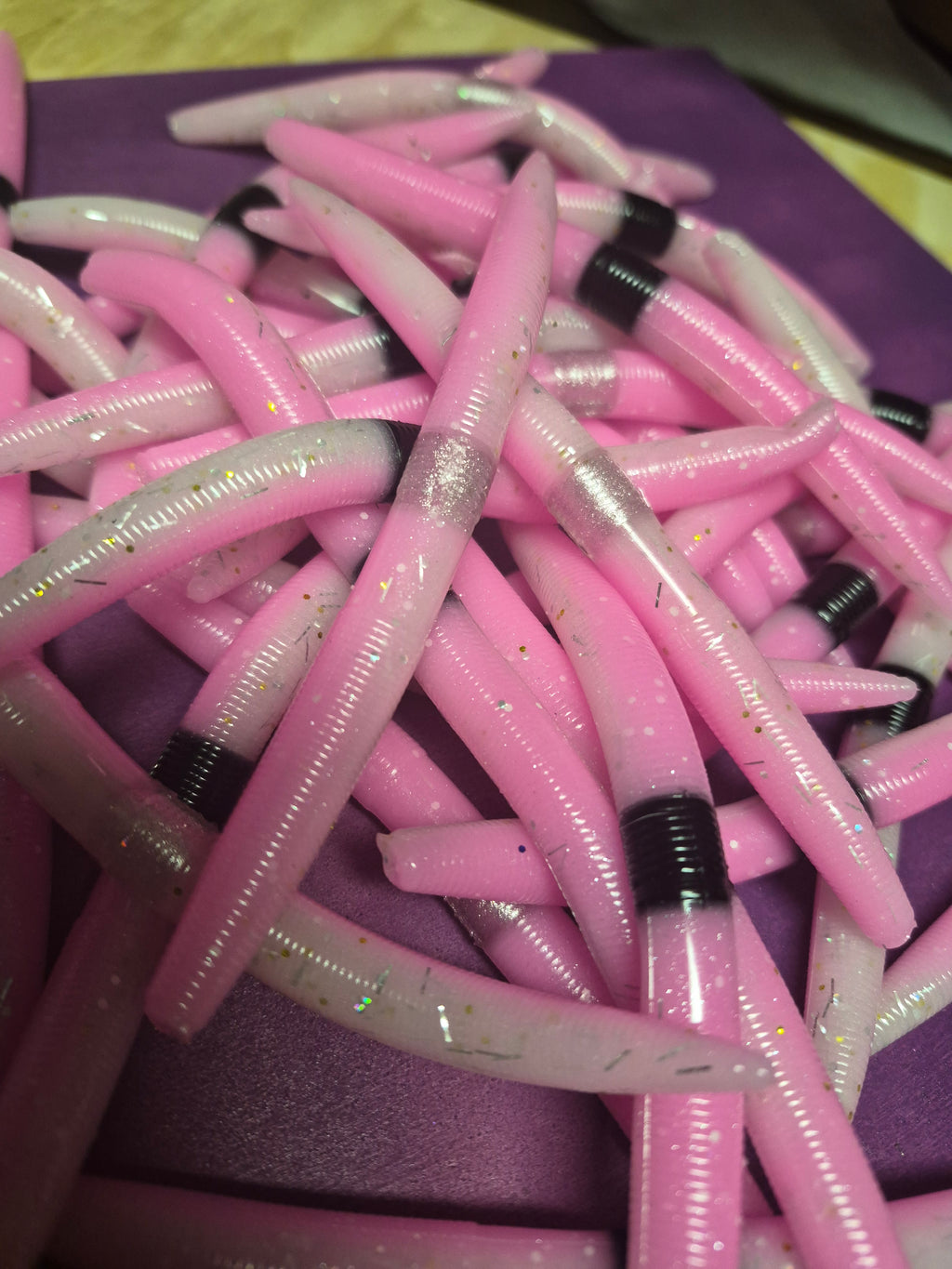 THE ENFORCER 5"stick bait with reinforced hook sleeve Pink Collar