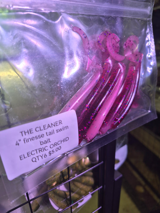 THE CLEANER 4 " FINESSE GRUB TAIL SWIMBAIT