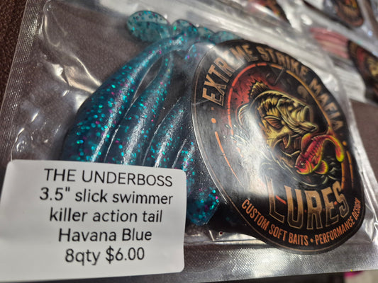 THE UNDERBOSS 3.5" Paddle tail swim bait