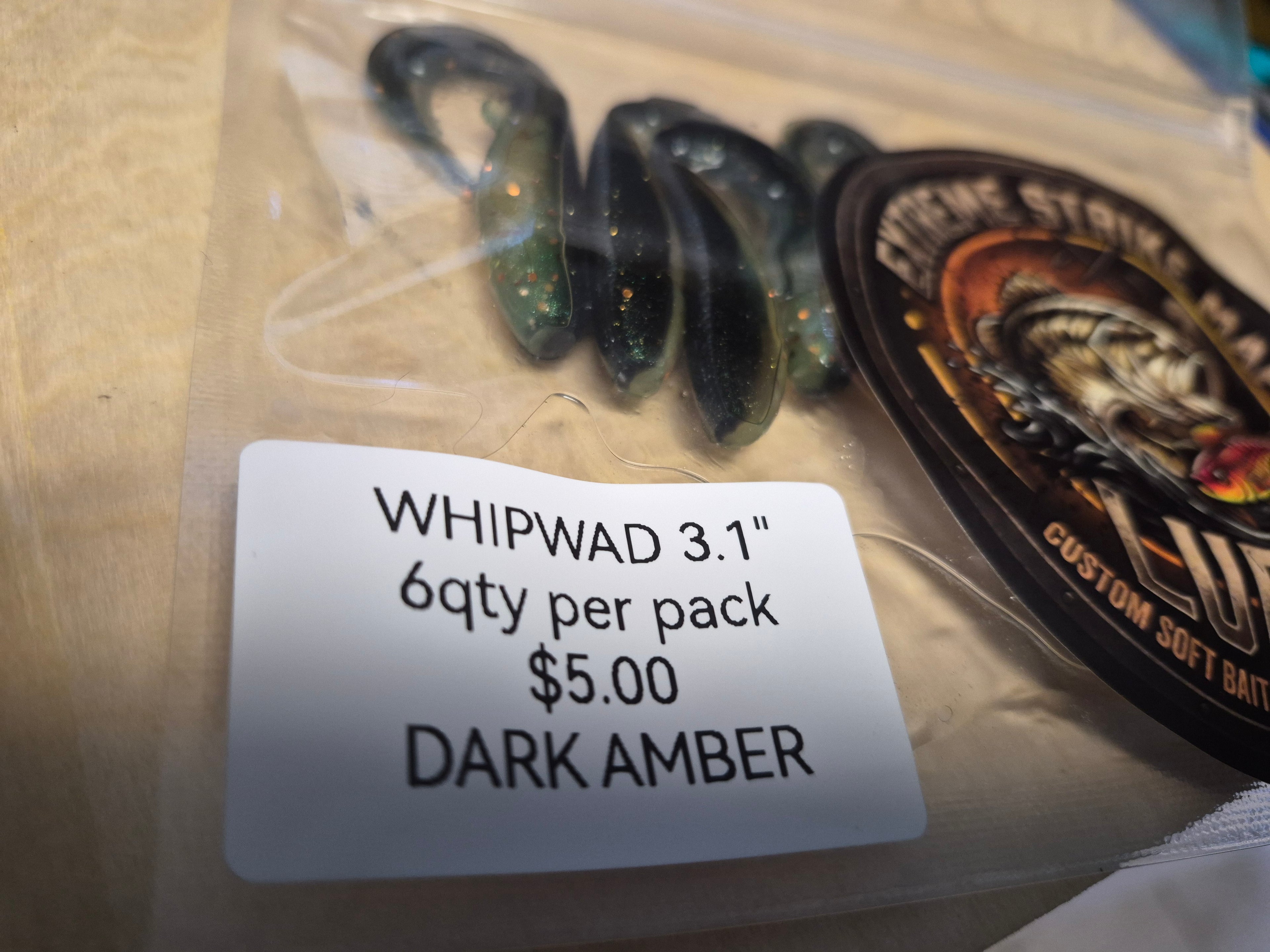 3.1 " WHIPWAD Small trophy hunters DARK AMBER