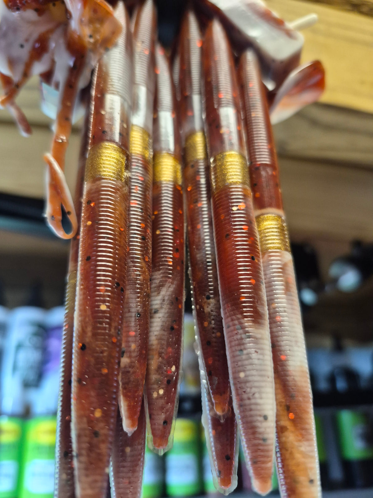 THE ENFORCER 5"stick bait with reinforced hook sleeve ROOT BEER FLOAT