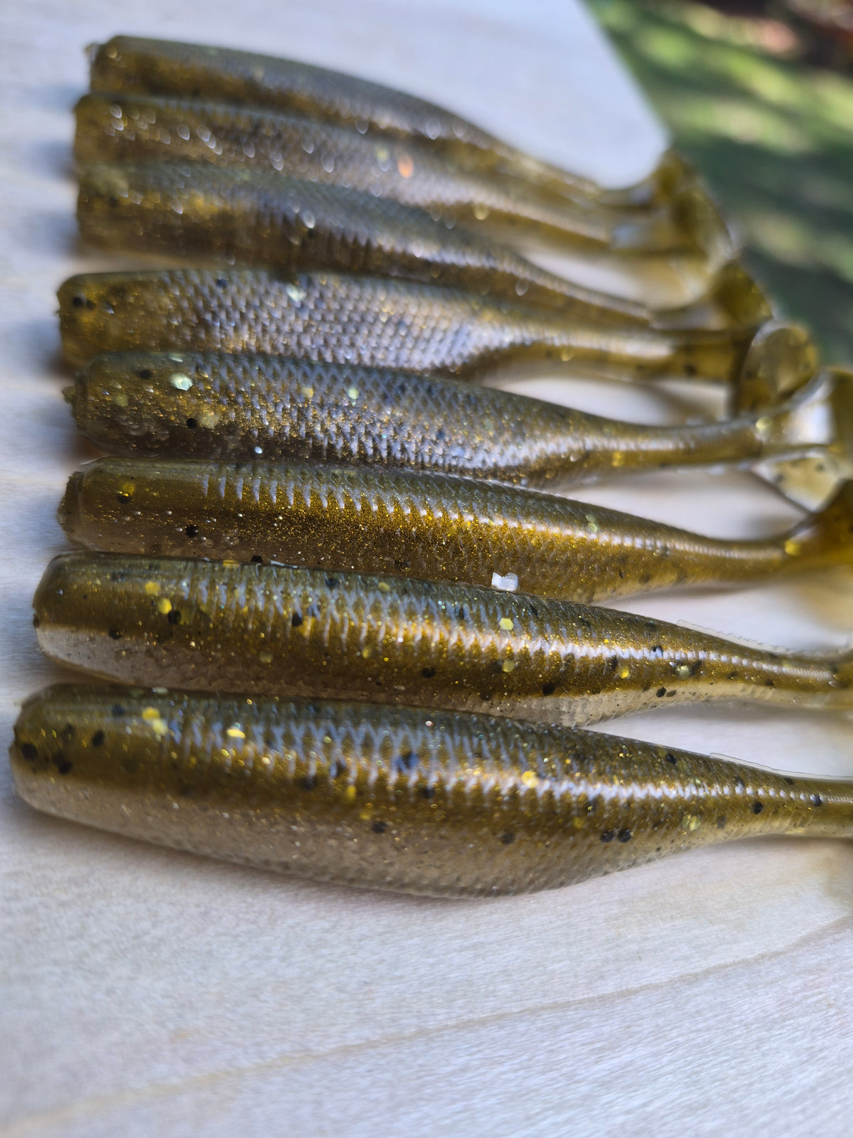 3.8" ASSASSIN SWIMBAIT GOLD RUSH 8PK