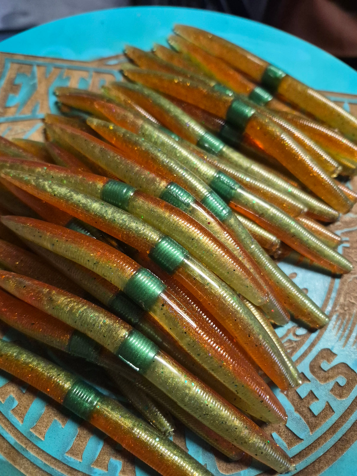 THE ENFORCER 5"stick bait with reinforced hook sleeve BLU-GIL