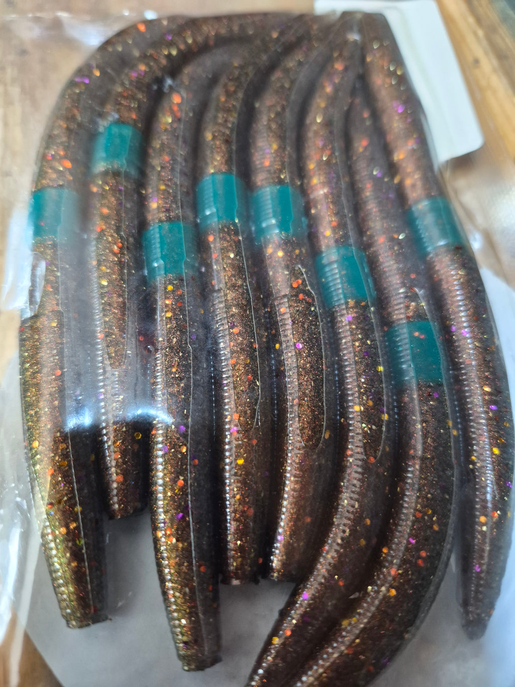 The ENFORCER 5"stick bait with reinforced hook sleeve LAVA ROCK