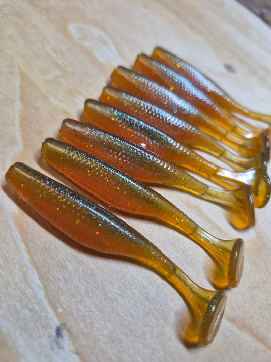 2.8" Assassin paddle tail BLUEGILL