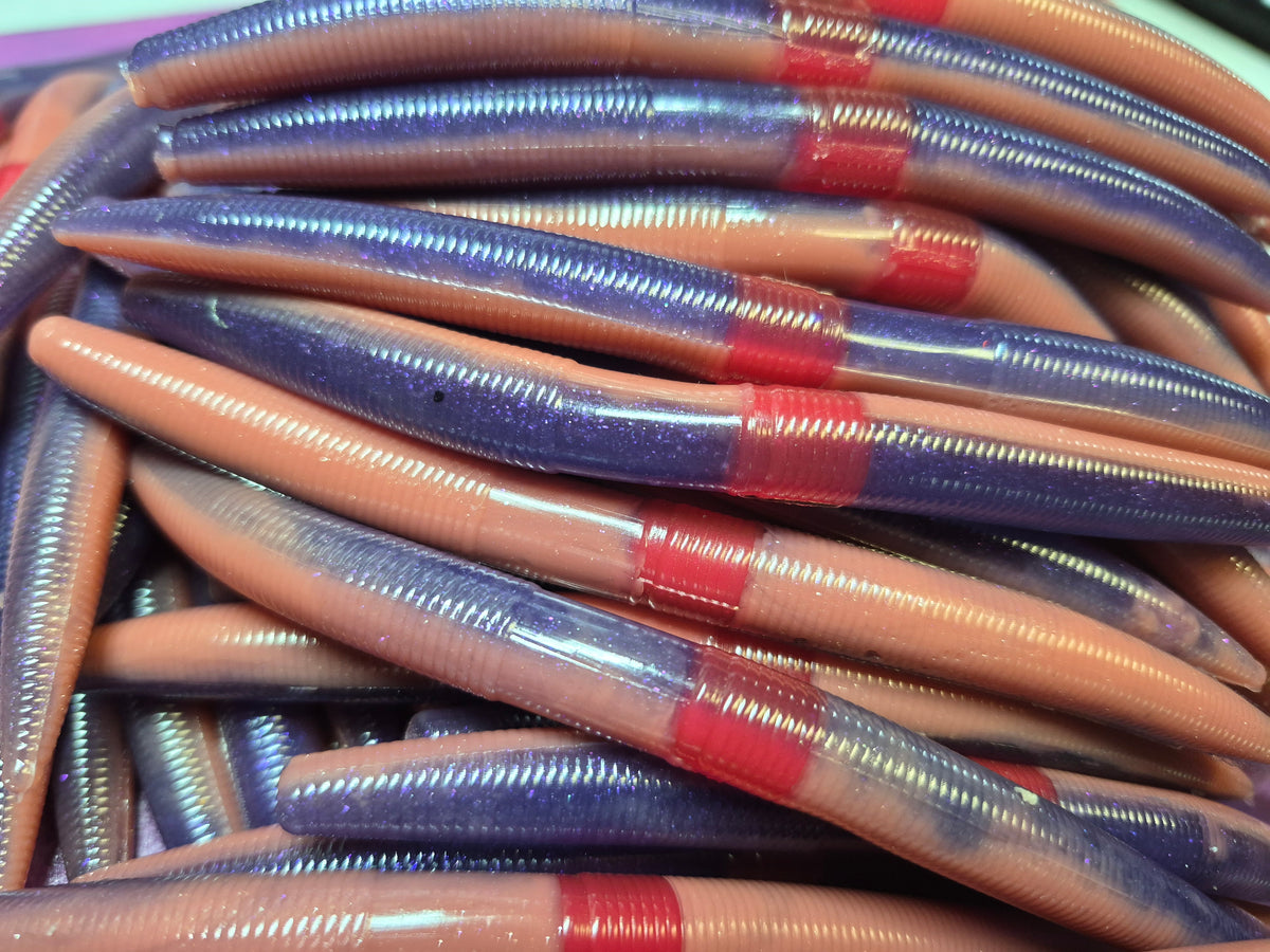 THE ENFORCER 5"stick bait with reinforced hook PB&J APEX PEARL