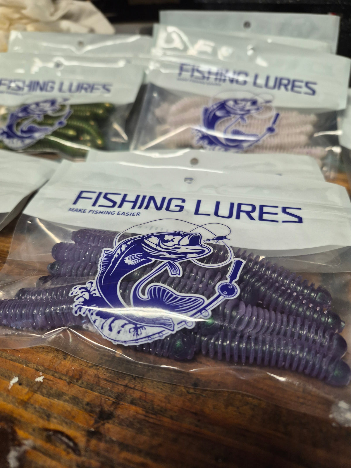 THE SOLDIER 3.5" Crinkle Fry bait worms