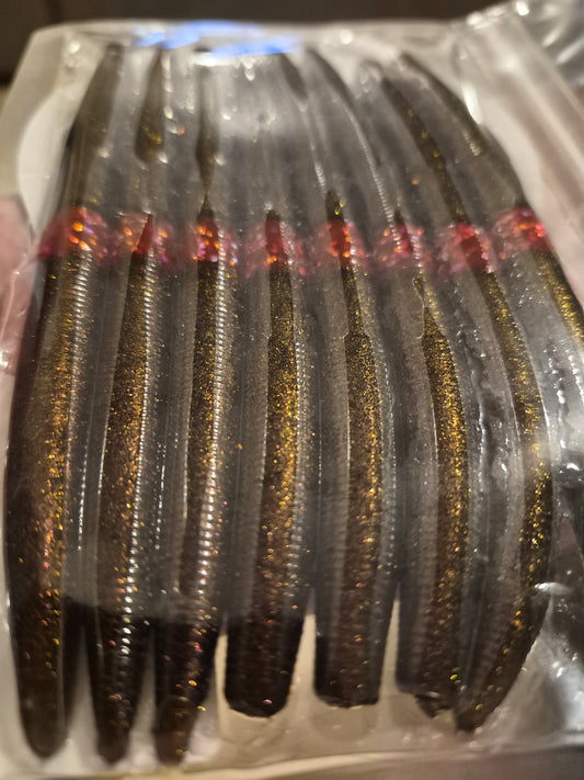 THE ENFORCER 5"stick bait with reinforced hook sleeve HYPERSHIFT Solar Eclipse