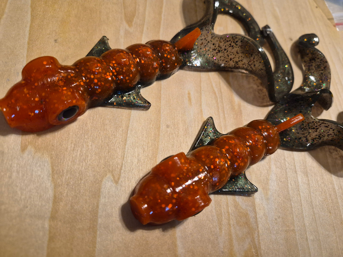 8" RIVER KRAKEN 2pk REVERSE HUNTERS ORANGE
