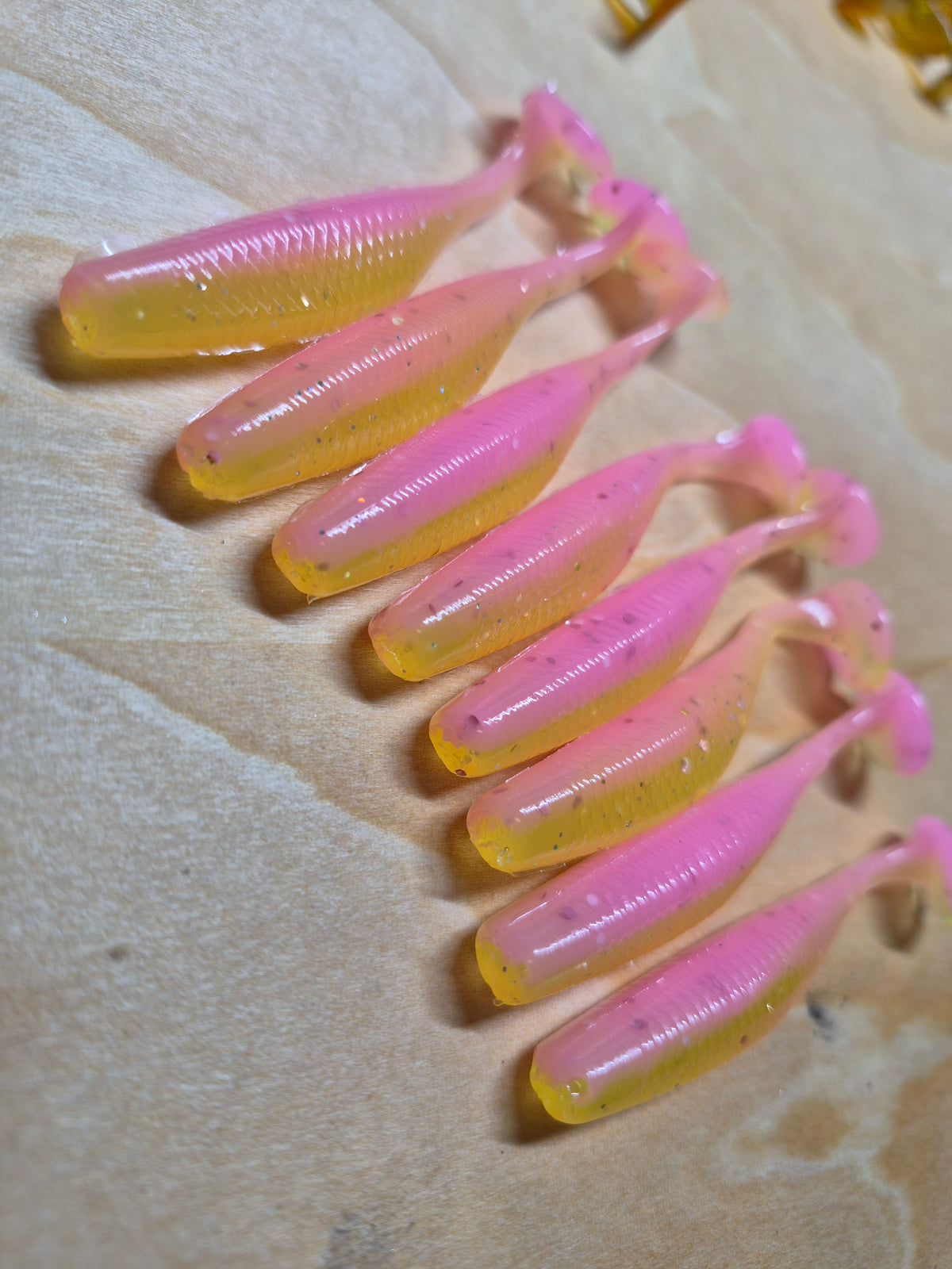 2.8" Assassin paddle tail. ELECTRIC CHICKEN