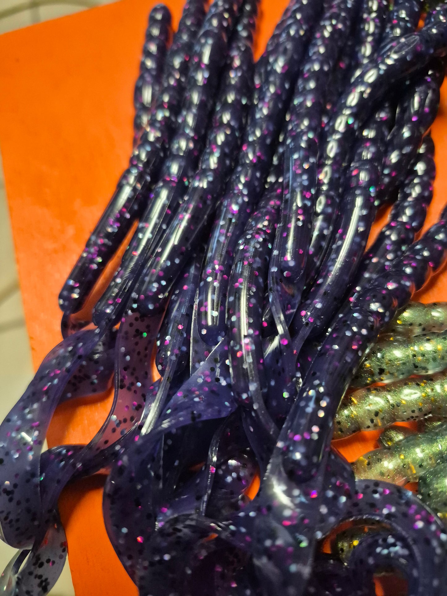 THE LEGEND 10" Ribbon worm PURPLE CANDY