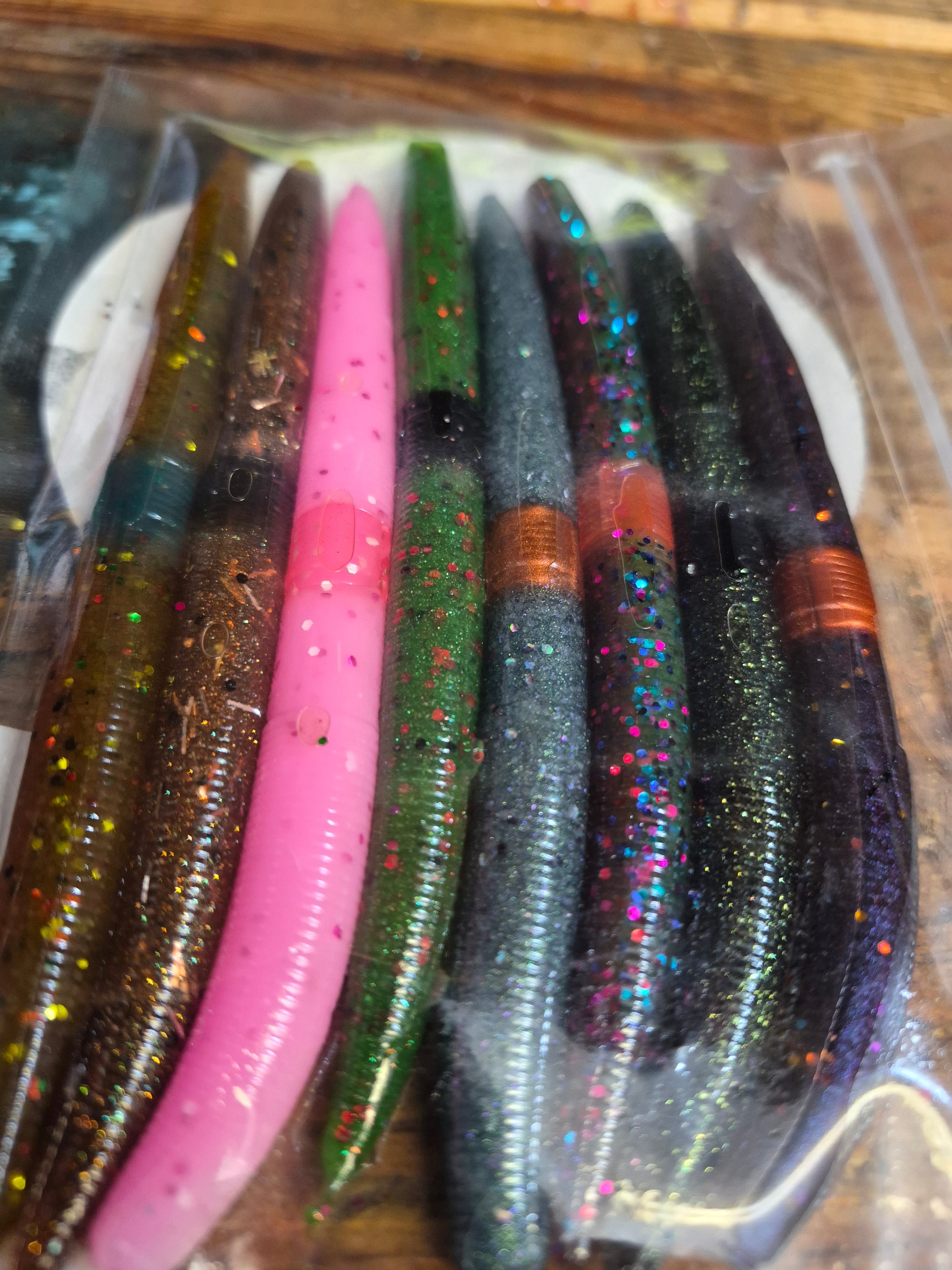 The ENFORCER 5"stick bait with reinforced hook sleeve VARIETY PACK #2