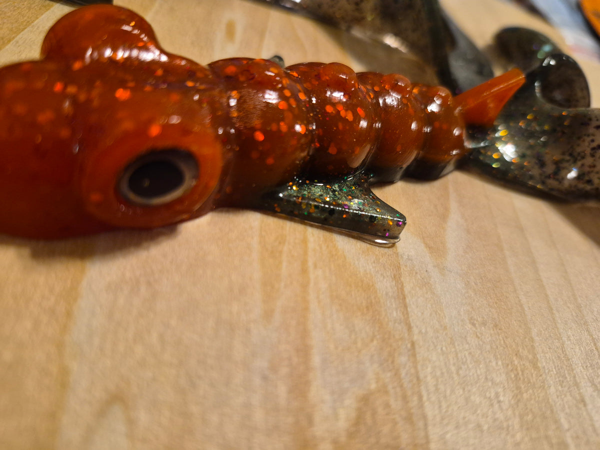 8" RIVER KRAKEN 2pk REVERSE HUNTERS ORANGE