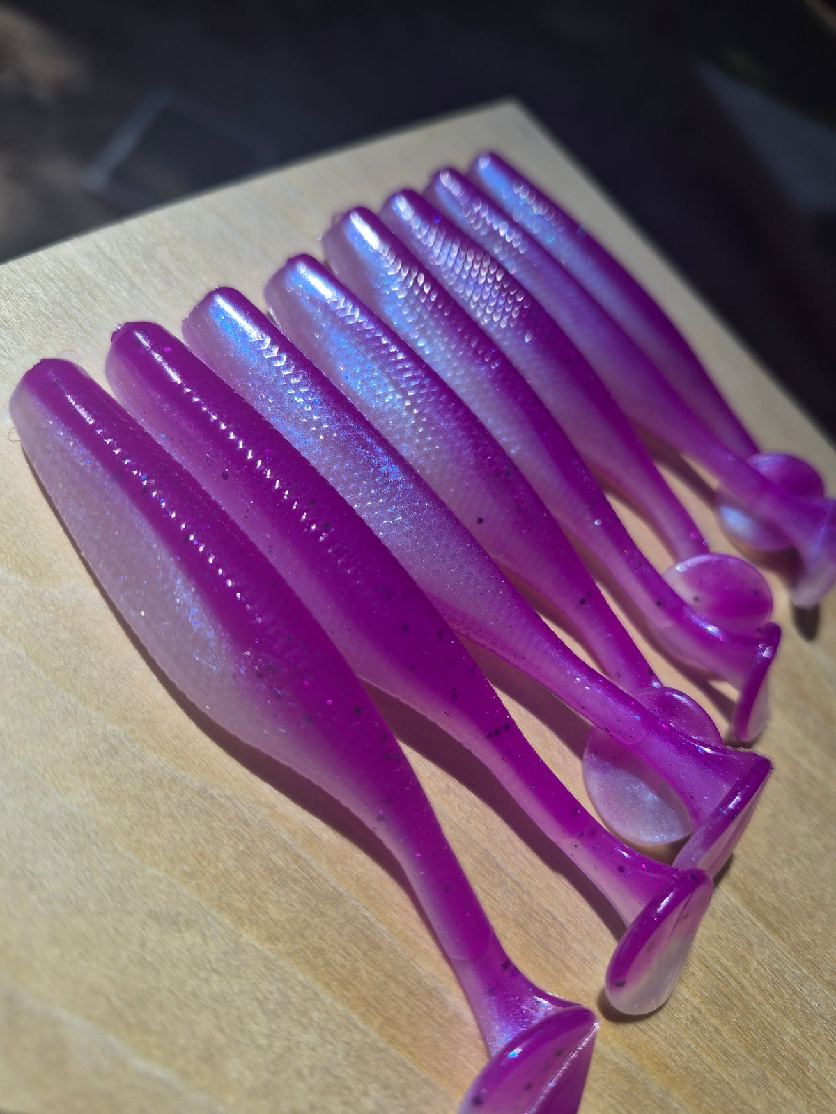 3.8 Assassin swimbait 8pk PURPLE PASSION