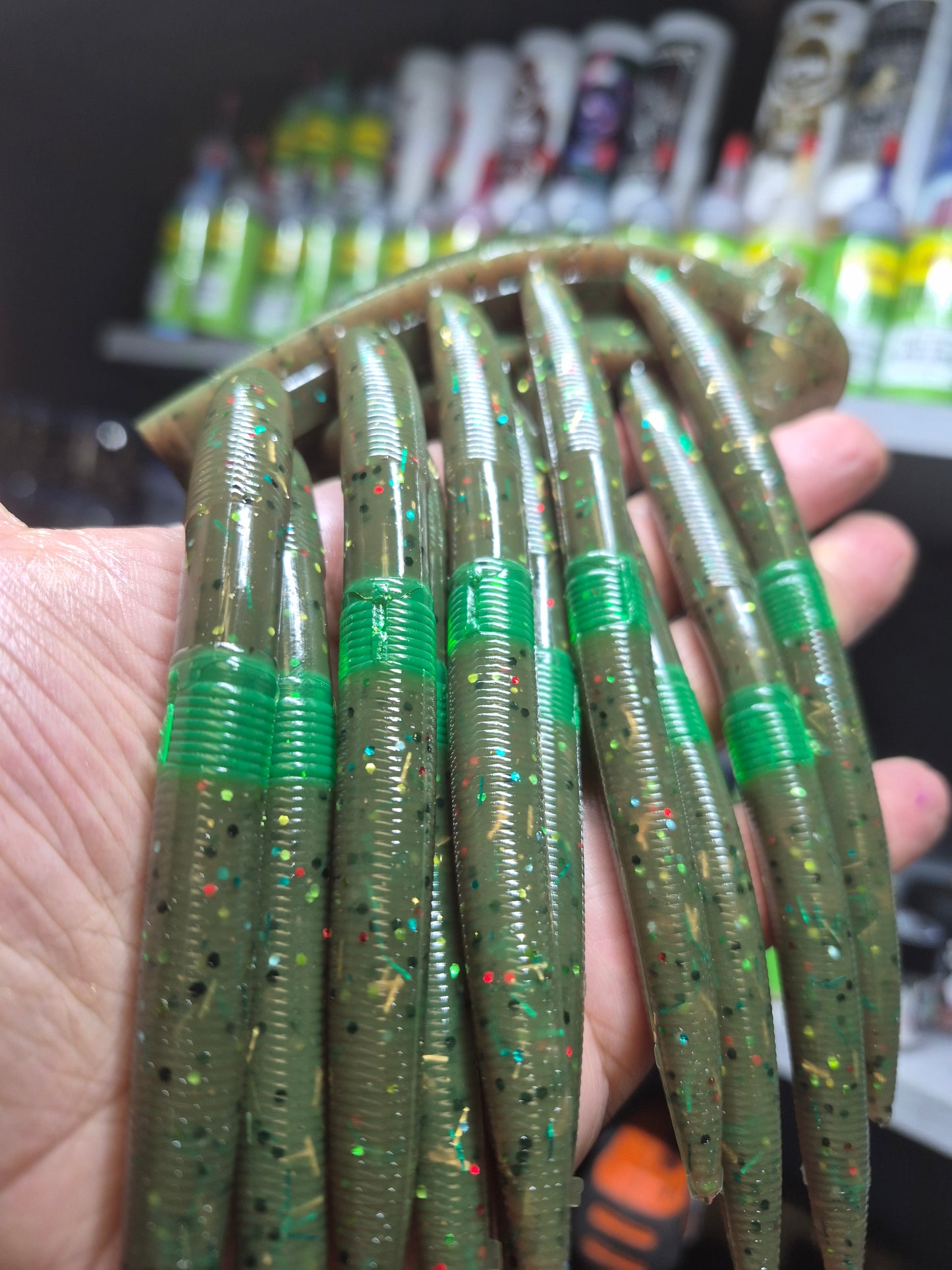 The ENFORCER 5"stick bait with reinforced hook BAYOU WATERS