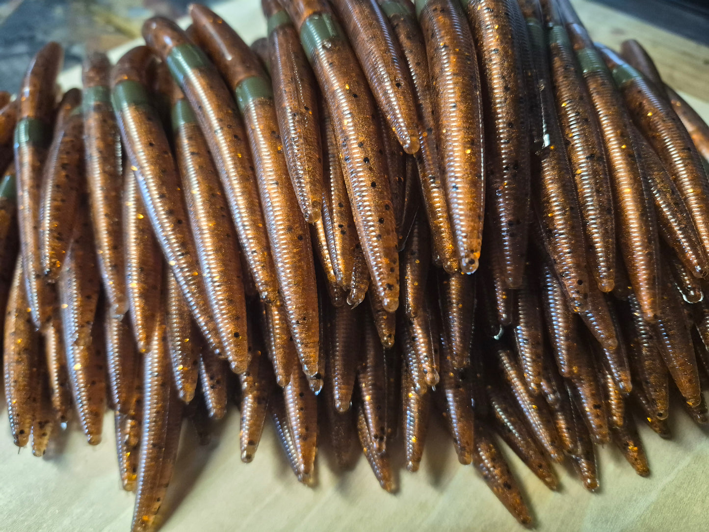 THE ENFORCER 5"stick bait with reinforced hook sleeve NEW PENNY