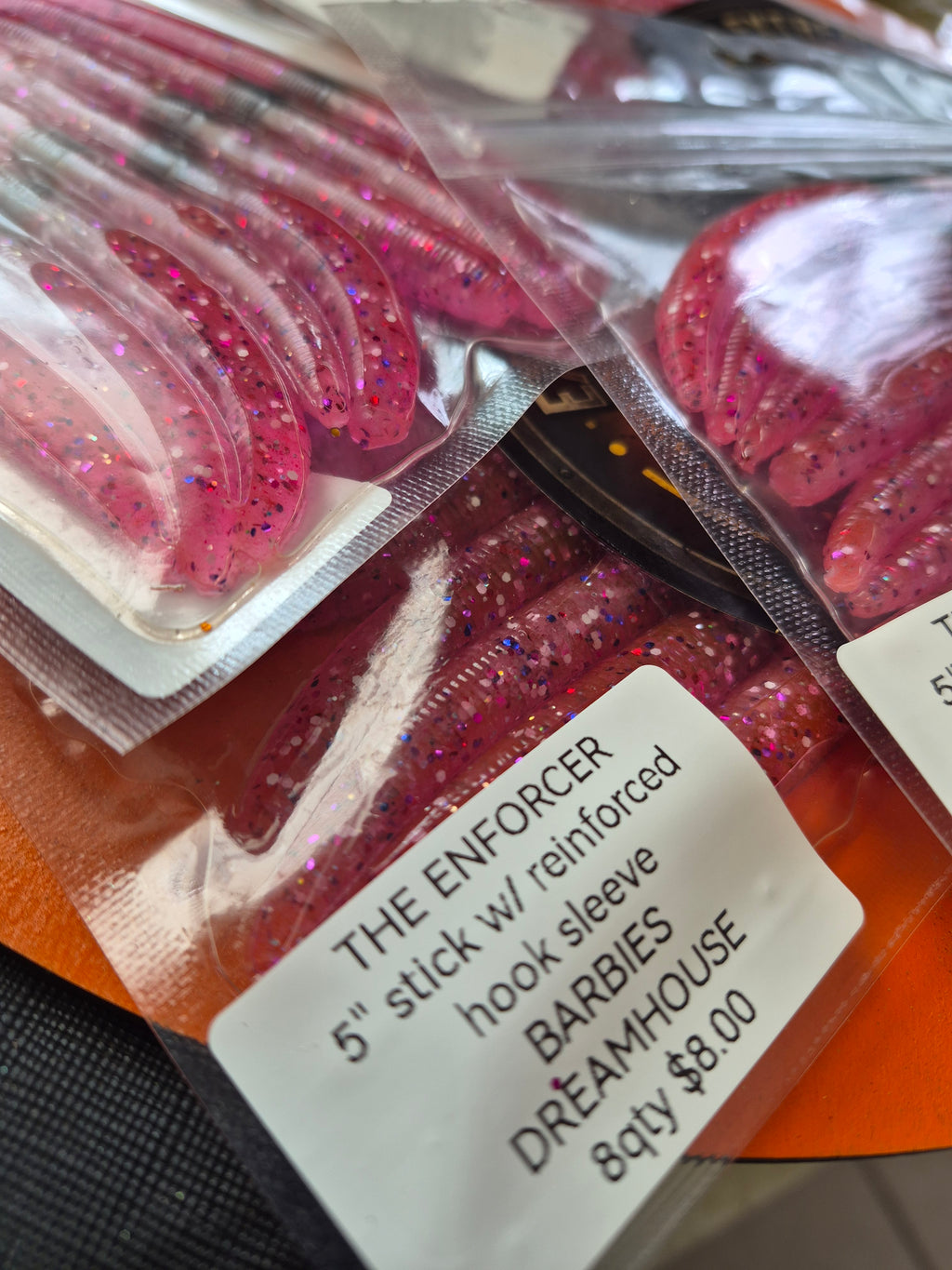 THE ENFORCER 5"stick bait with reinforced hook sleeve BARBIES DREAM HOUSE