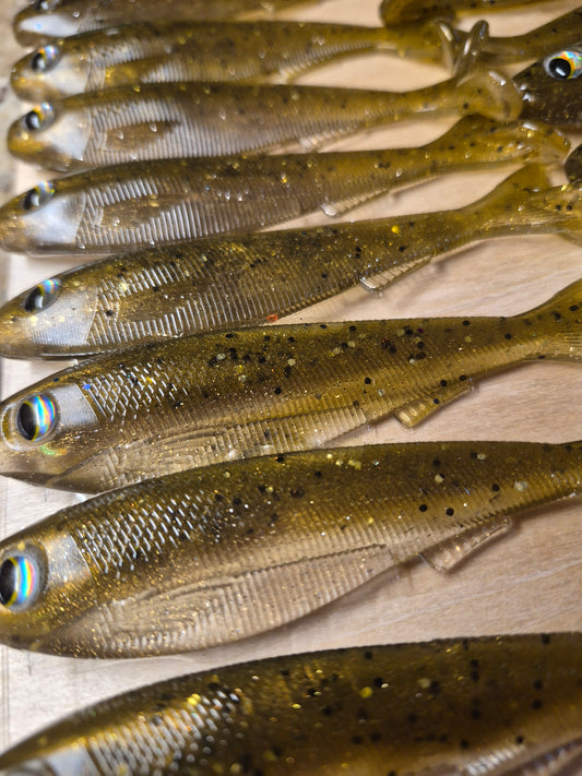The General 4.3" SWIMBAIT GOLD RUSH