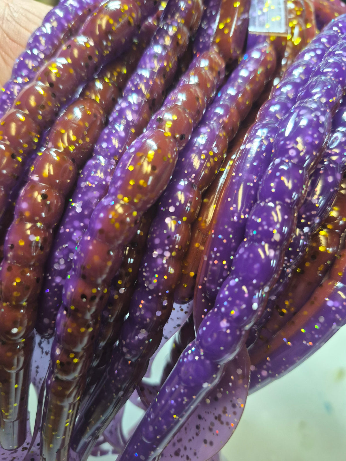 THE LEGEND 10-inch ribbon worm ELECTRIC SMASHBERRY