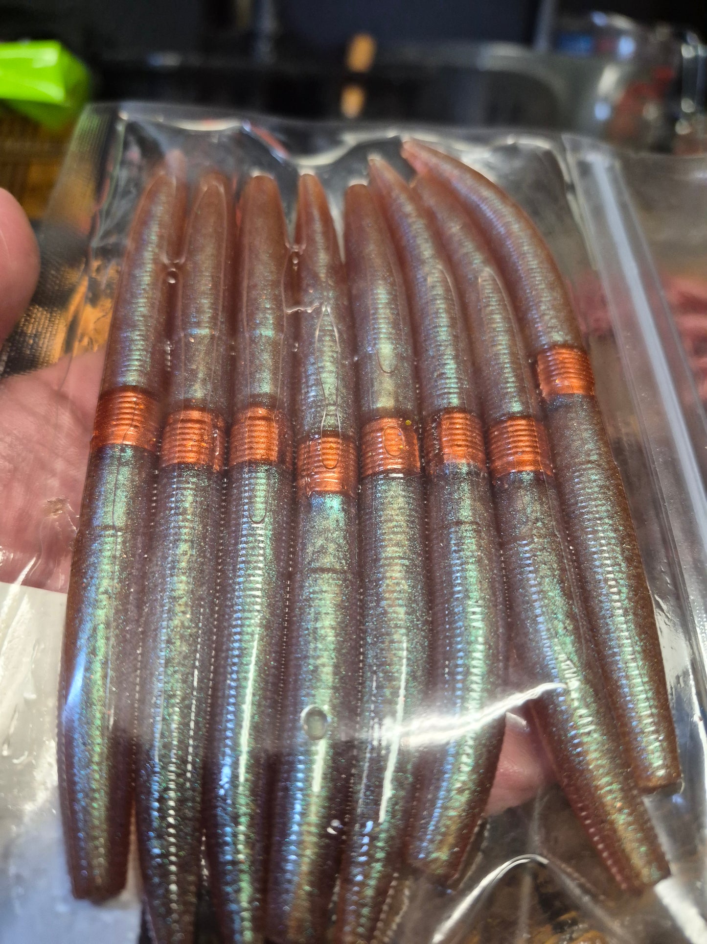The ENFORCER 5"stick bait with reinforced hook sleeve Who's your DADDY 5.0
