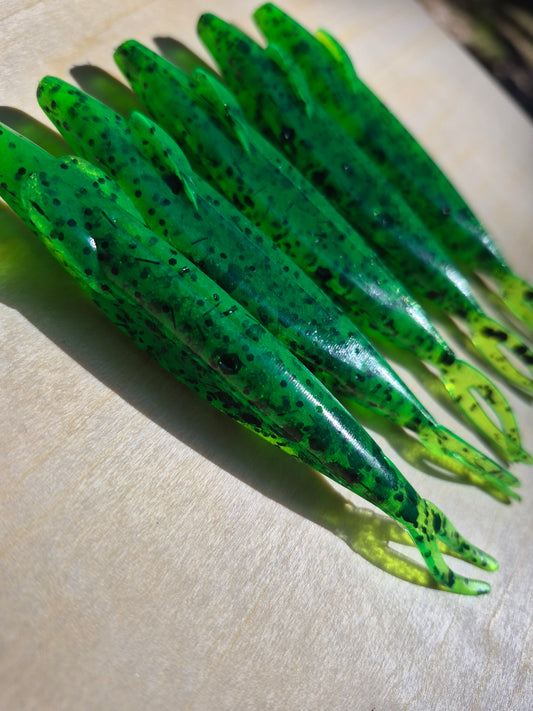 THE YAKUZA WING 5 PEPPERED CHARTREUSE