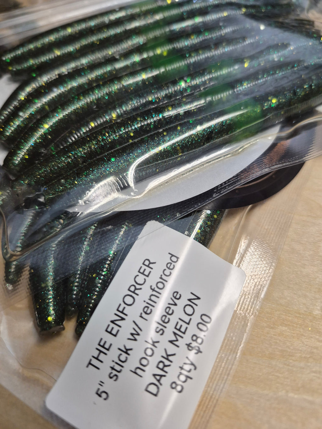 THE ENFORCER 5"stick bait with reinforced hook sleeve